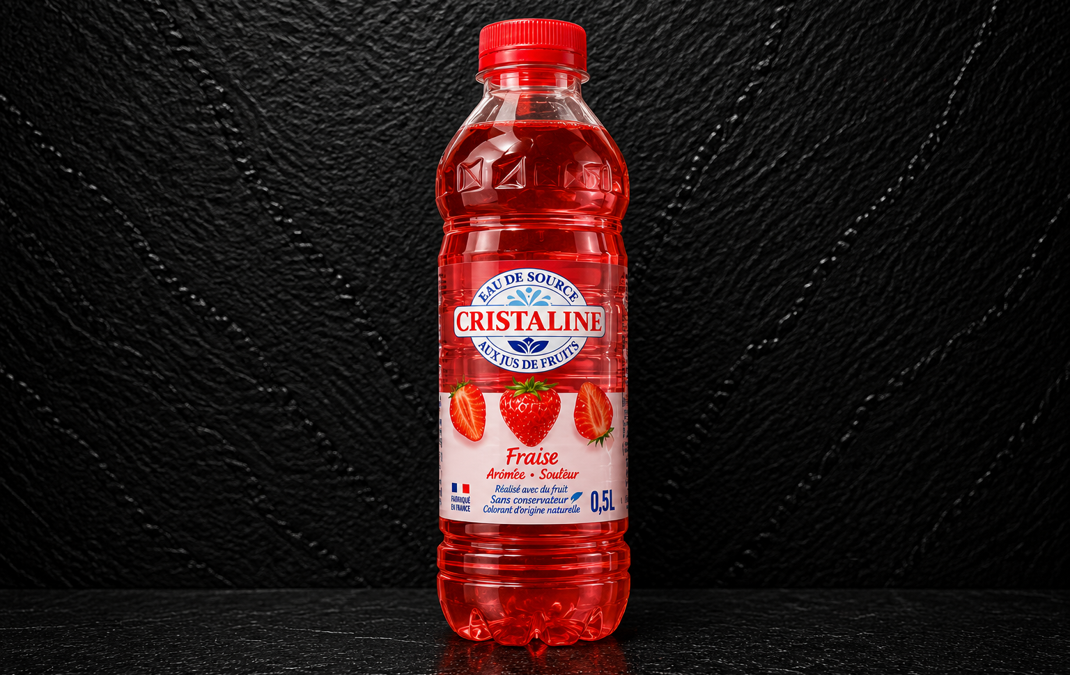 EAU CRISTALLINE FRAISE 50cl